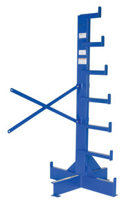 Vestil Steel Bar Stock Tree Add On Single Sided - 38-1/2 In. x 62 In. x 80-1/2 In. 500 lb - Blue