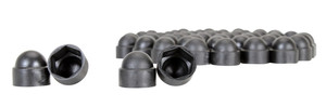 Vestil Plastic Bolt Caps - 50 Pack 1/2 In. Anchor Size - Black