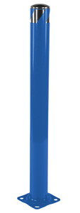 Vestil Steel Pipe Safety Bollard - 48 In. x 4-1/2 In. - Blue