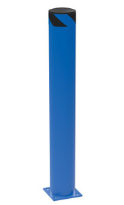 Vestil Steel Pipe Safety Bollard - 48 In. x 6-1/2 In. - Blue