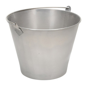 Vestil Stainless Steel Bucket - 3-1/4 Gallon