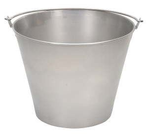 Vestil Stainless Steel Bucket - 3-1/4 Gallon