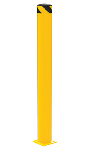 Vestil Steel Pipe Safety Bollard - 62 In. x 6-1/2 In. - Yellow