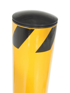 Vestil Steel Pipe Safety Bollard - 72 In. x 5-1/2 In. - Yellow