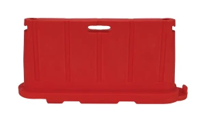 Vestil Polyethylene Stackable Barricade - 76-1/2 In. x 16 In. x 36 In. - Red