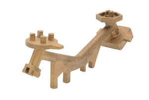 Vestil Bronze Alloy Non-Sparking Angled Drum Bung Nut Wrench