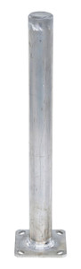 Vestil Aluminum Bollard - 36 In. Tall x 3 1/2 In. Diameter - Silver
