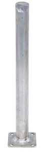 Vestil Aluminum Bollard - 42 In. Tall x 3-1/2 In. Diameter - Silver