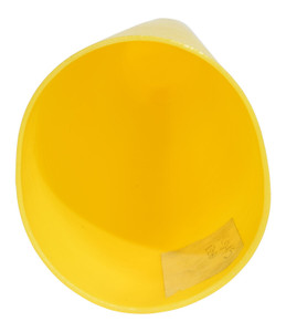 Vestil Low Density Polyethylene Bollard Post Cover - 48 In. x 4-1/2 In. - Yellow