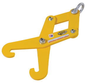Vestil Steel Heavy Duty Beam Tongs - 8 In. Max Beam Width 1 In. x 12-7/16 In. x 22-1/2 In. 4000 lb - Yellow