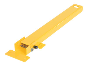 Vestil Steel 2 Way Fold Down Bollard - 36 In. Long - Yellow