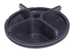 Vestil Plastic Bollard Cap Replacement For Schedule - 10 Steel 6.5 In. Pipe - Black