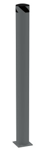 Vestil Steel Pipe Safety Bollard - 72 In. x 6-1/2 In. - Gray Semi Gloss