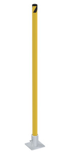 Vestil Steel Removable Pipe Safety Bollard - 48 In x1-3/4 In - Yellow