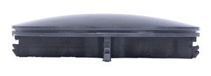 Vestil Plastic Bollard Cap Replacement For Schedule - 10 Steel 8.55 In. Pipe - Black