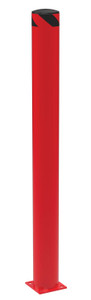 Vestil Steel Pipe Safety Bollard - 72 In. x 6-1/2 In. - Red