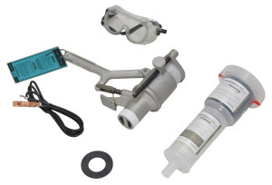 Vestil Aerosol Can Crusher - 2 In. Bung - Silver