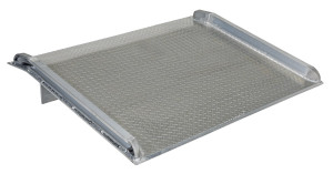 Vestil Aluminum Truck Dock Board - 66 In. x 66 In. 10000 lb - Silver