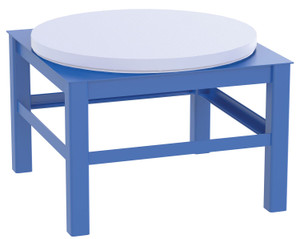 Vestil Factory Installed Steel Elevated Bases for Carousels - 36 In. x 24 In. 4000 lb - Blue