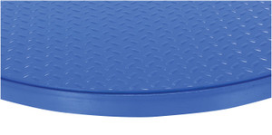 Vestil Steel - 40 In. Carousel, 4K , Round Tread Top Plate - Blue