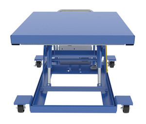 Vestil Steel DC Heavy Duty Low Profile Scissor Lift Carts - 42 In. x 42 In. 2000 lb - Blue