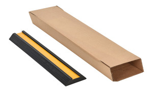 Vestil Rubber Extruded Bumper Stop Box - 24 In. x 5-1/2 In. x 1-1/4 In. - Black