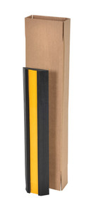 Vestil Rubber Extruded Bumper Stop Box - 24 In. x 5-1/2 In. x 1-1/4 In. - Black