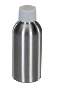 Vestil Aluminum Metal Bottle - 2 Oz - Silver
