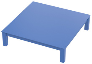 Vestil Factory Installed Steel Elevated Bases for Carousels - 48 In. x 12 In. 6000 lb - Blue