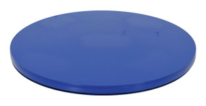 Vestil Steel - 30 In. Carousel, 2K , Round Smooth Top Plate - Blue