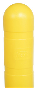 Vestil Low Density Polyethylene Bollard Post Cover - 36 In. x 4-1/2 In. - Yellow