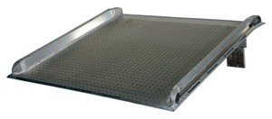 Vestil Aluminum Truck Dock Board - 60 In. x 48 In. 15000 lb - Silver