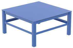 Vestil Factory Installed Steel Elevated Bases for Carousels - 48 In. x 24 In. 6000 lb - Blue