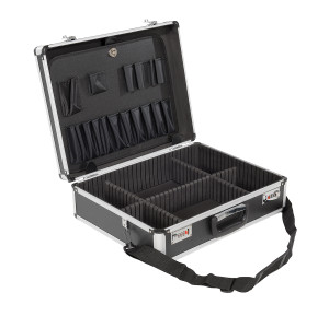 Vestil Aluminum Storage Case with Combo Lock - 18 In. x 14 In. - Silver