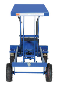 Vestil Steel Rough Terrain Elevating Cart - 20-1/2 In. x 42 In. 1500 lb - Blue