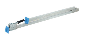 Vestil Steel Two Piece Cargo Bar for E and A Track - 87 In. to 116 In. - Silver