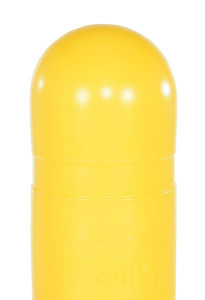 Vestil Low Density Polyethylene Bollard Post Cover - 52 In. x 5 In. - Yellow