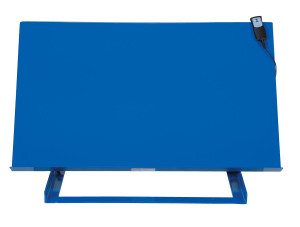 Vestil Linear Bench Top Tilter - 28 In. x 46 In. 500 lb - Blue