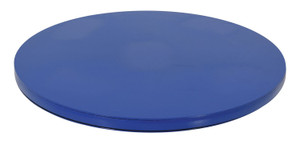 Vestil Steel - 72 In. Carousel, 2K , Round Smooth Top Plate - Blue
