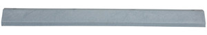 Vestil Recycled Plastic Truck Stop - 96 In. x 10 In. x 7 In. - Gray