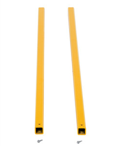 Vestil Steel Square Safety Handrail Connection Tubing - 48 In. - Yellow