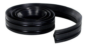 Vestil Extruded Rubber Cord Protector - 12Ft. 6600 lb - Black
