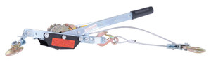 Vestil Galvanized Two Speed Cable Puller - 2,000 lb Single Line 4,000 lb Double Line - Silver