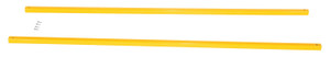 Vestil Steel Square Safety Handrail Connection Tubing - 72 In. - Yellow