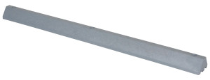 Vestil Recycled Plastic Car Stop - 72 In. x 6 In. x 4 In. - Gray