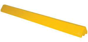 Vestil Recycled Plastic Truck Stop - 96 In. x 10 In. x 7 In. - Yellow