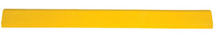 Vestil Recycled Plastic Truck Stop - 96 In. x 10 In. x 7 In. - Yellow
