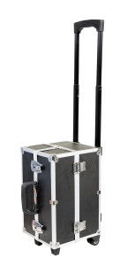 Vestil Aluminum Frame Case with EVA Lining and Trolley - Black/Silver