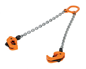 Vestil Steel Chain Drum Lifter - 2000 - Orange/Silver