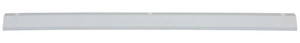 Vestil Recycled Plastic Car Stop - 72 In. x 6 In. x 3-1/4 In. - White